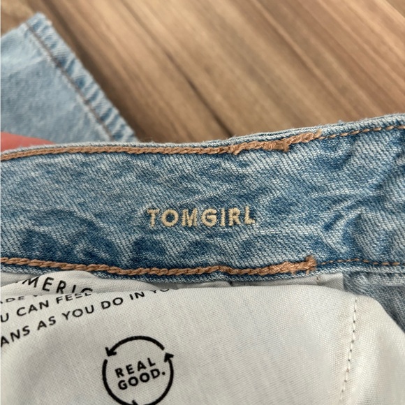 American Eagle Outfitters Light Wash Tomgirl Women's Jeans - Picture 4 of 4